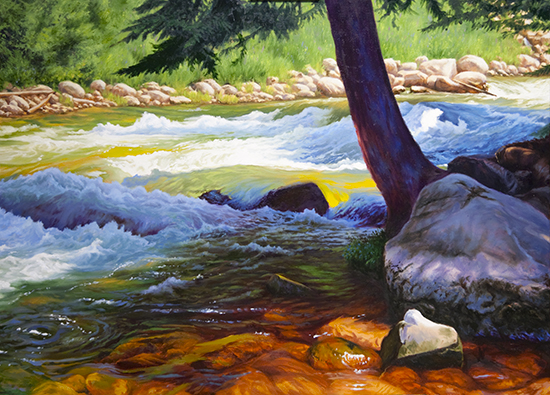 Gore Creek I oil painting by John Hulsey